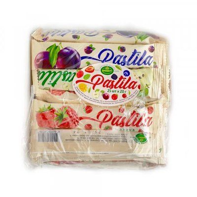 Натуральні цукерки Amanti PASTILA асорті 25 штук / уп 00301 фото